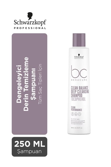 BC Clean Dengeleyici Derin Temizleme Şampuanı 250ml küçük görsel 2