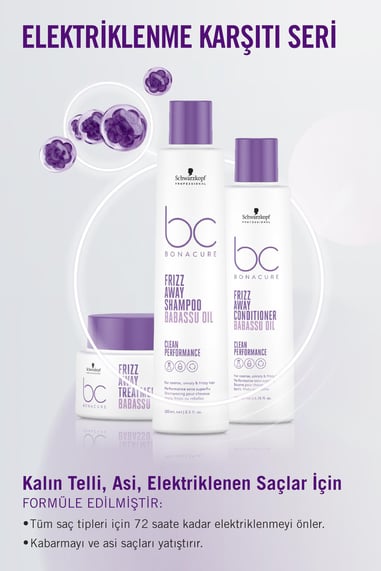 BC Clean Elektriklenme Karşıtı Saç Kremi 200ml küçük görsel 2