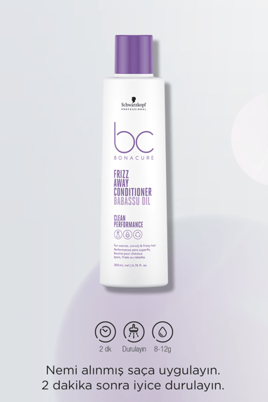 BC Clean Elektriklenme Karşıtı Saç Kremi 200ml küçük görsel 3