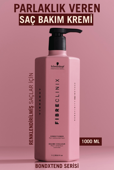 Fibre Clinix Renklendirilmiş Saçlar İçin Parlaklık Veren Saç Kremi 1000ml