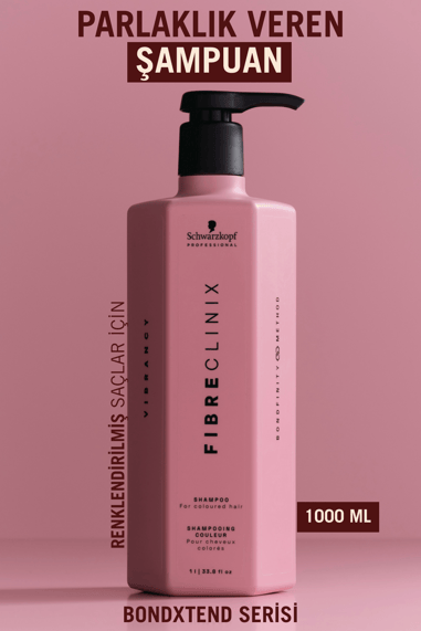 Fibre Clinix Renklendirilmiş Saçlar İçin Parlaklık Veren Saç Kremi 1000ml küçük görsel 4