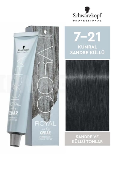 Igora Royal Ashy Cedar 7-21 60ml küçük görsel 3