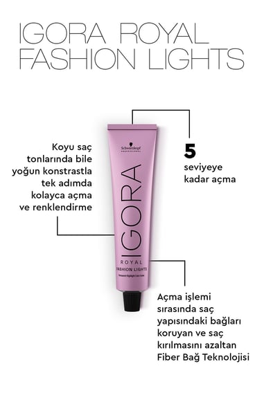Igora Royal Fashion Lights L-89 60ml küçük görsel 5
