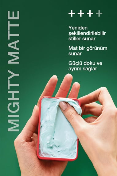 Mighty Matte Tutucu Mat Wax 100ml küçük görsel 2